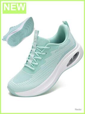 Wide Toe Box Women's Air Cushion Running Shoes Extra Wide Width Arch Support